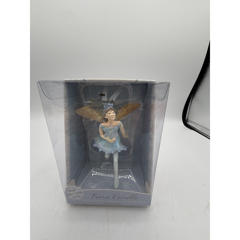 ✨❄️ Hallmark Keepsake Frostlight Ornament – "Faerie Estrella" (2001) NOS 🌟